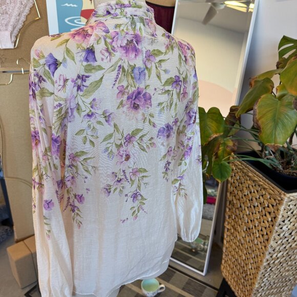 Ever New Celeste Floral Raglan Blouse – Feminine Boho Chic Top - Picture 3 of 3